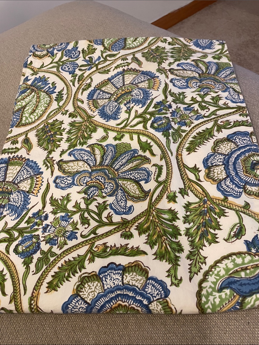 Vintage Pottery Barn Haylie Batik Table Runner
